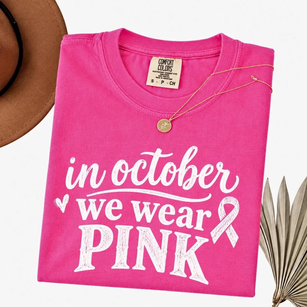 In October We Wear Warriors Shirt,  Awareness S Tee
